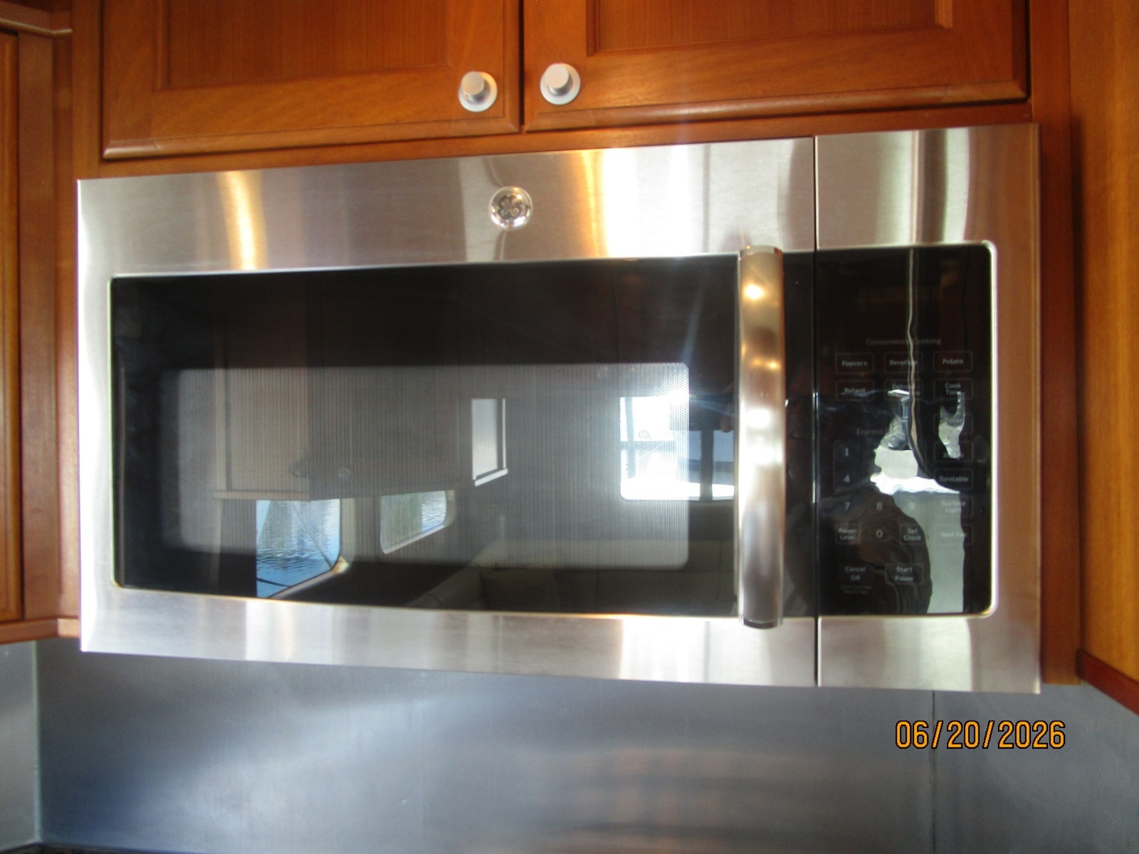 45' Northwest galley microwave oven