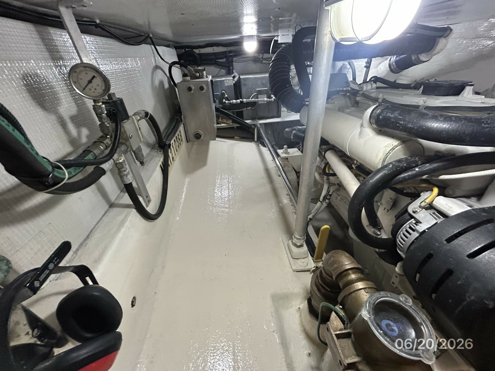 45' Northwest engine room port forward