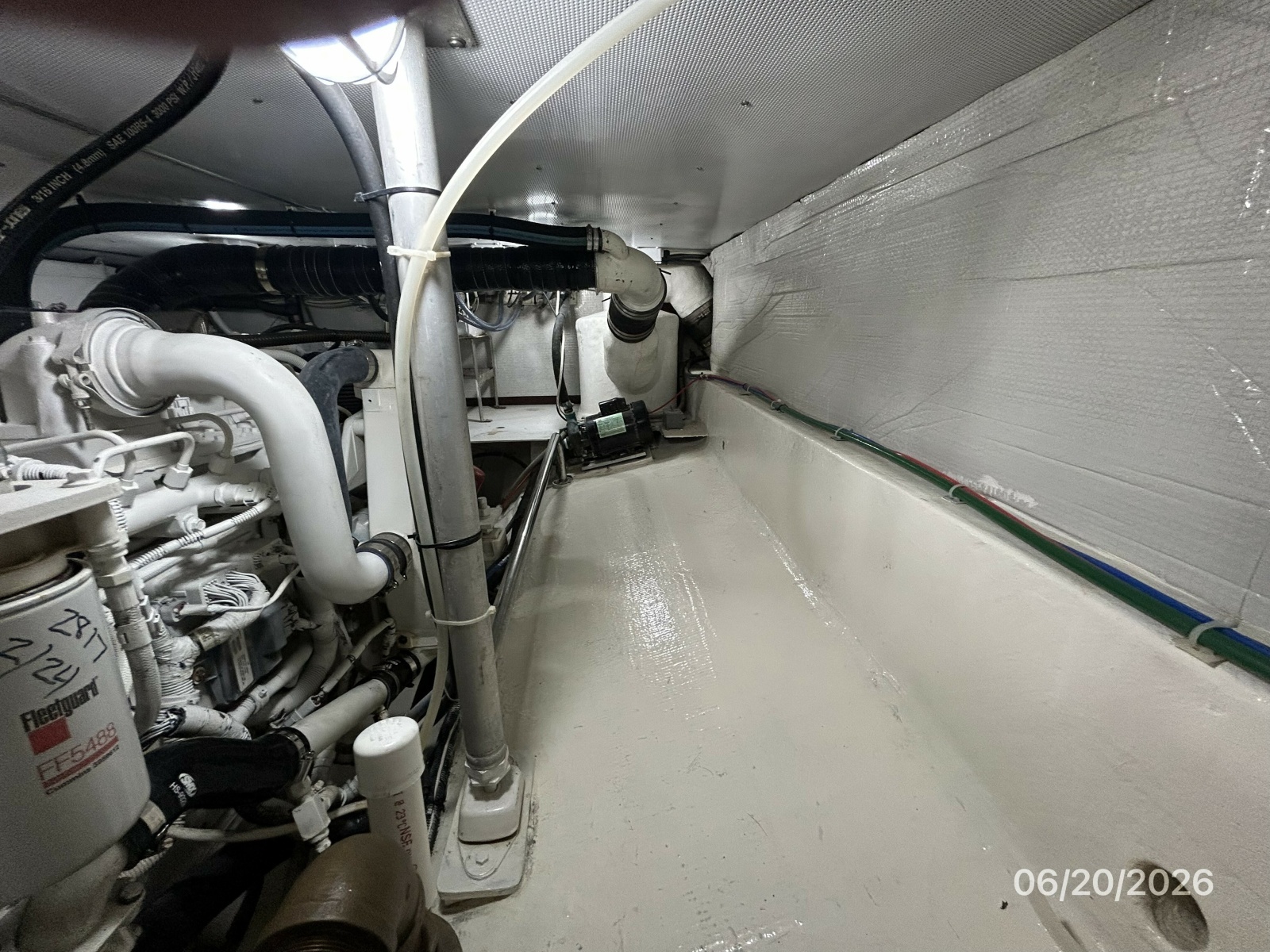 45' Northwest engine room port aft