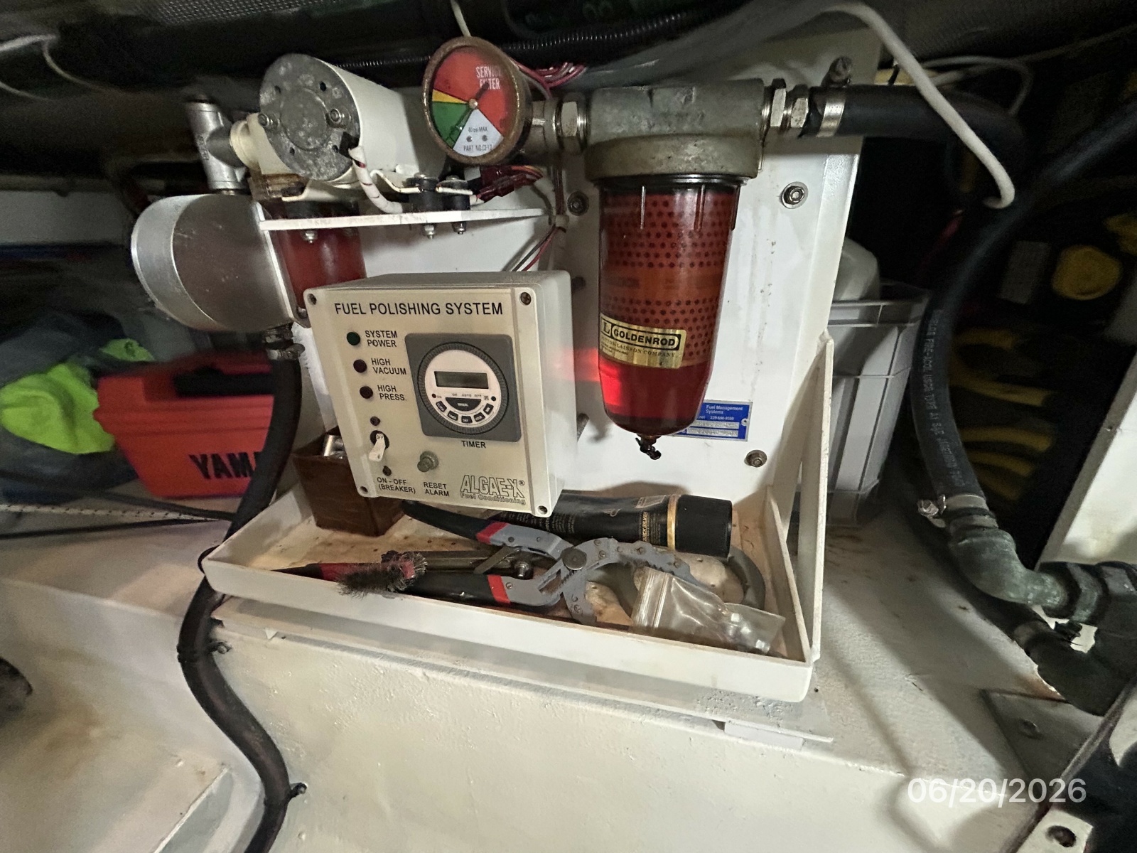 45' Northwest fuel polishing system