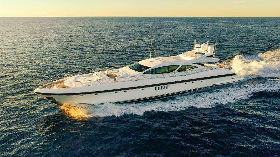 BLUE AZUR 130ft Overmarine Yacht For Sale