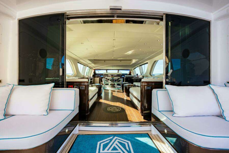 BLUE AZUR 130ft Overmarine Yacht For Sale