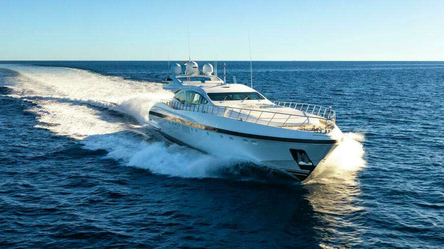BLUE AZUR 130ft Overmarine Yacht For Sale