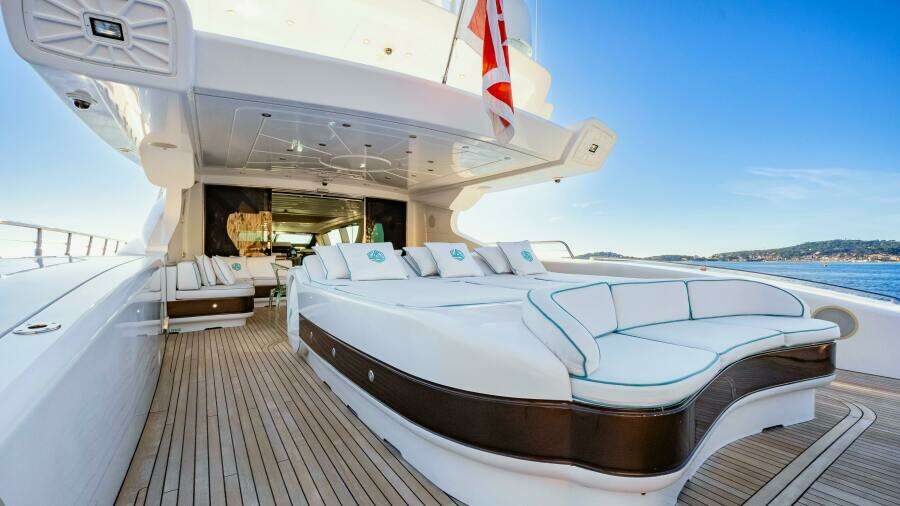 BLUE AZUR 130ft Overmarine Yacht For Sale