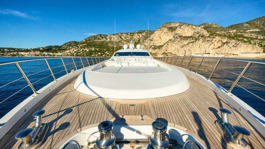 BLUE AZUR 130ft Overmarine Yacht For Sale