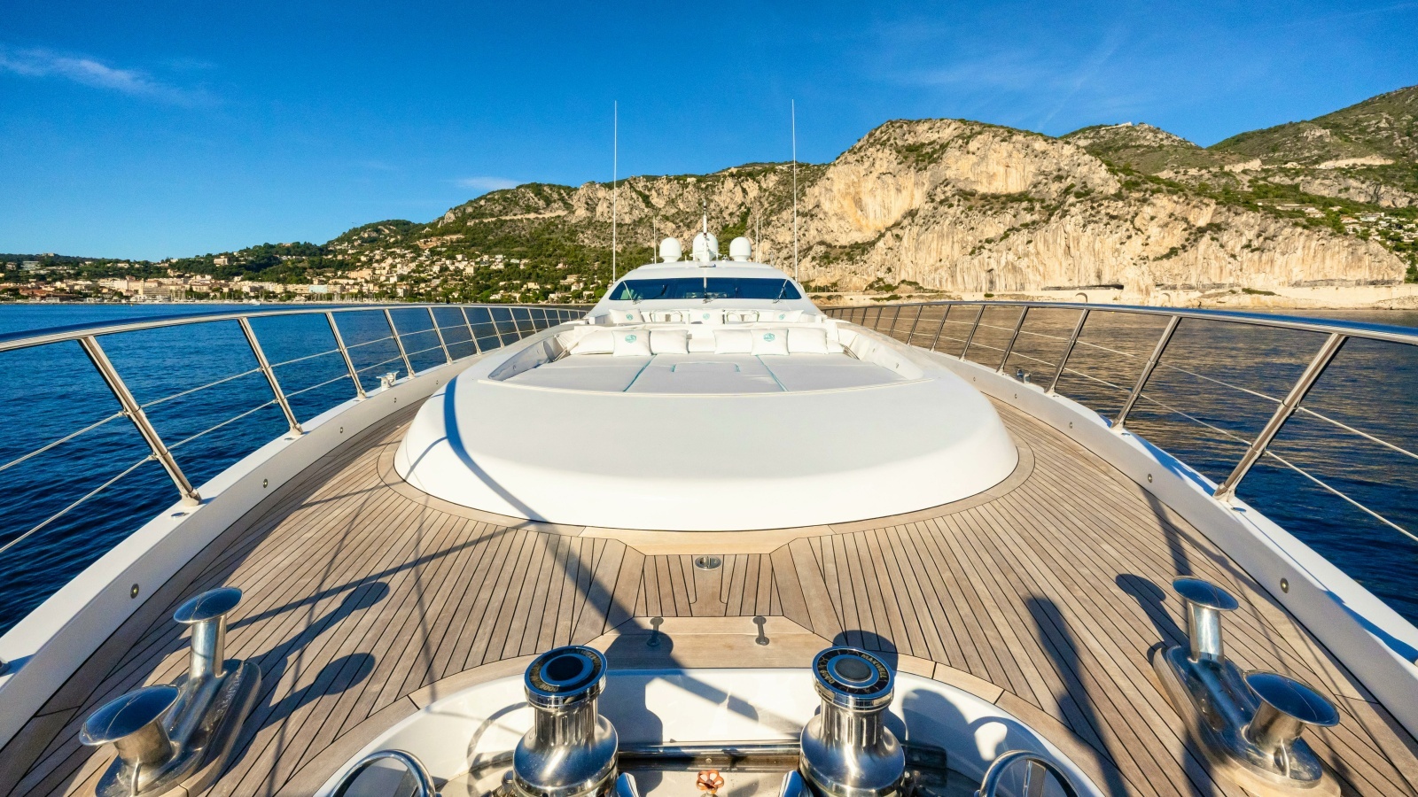BLUE AZUR 130ft Overmarine Yacht For Sale