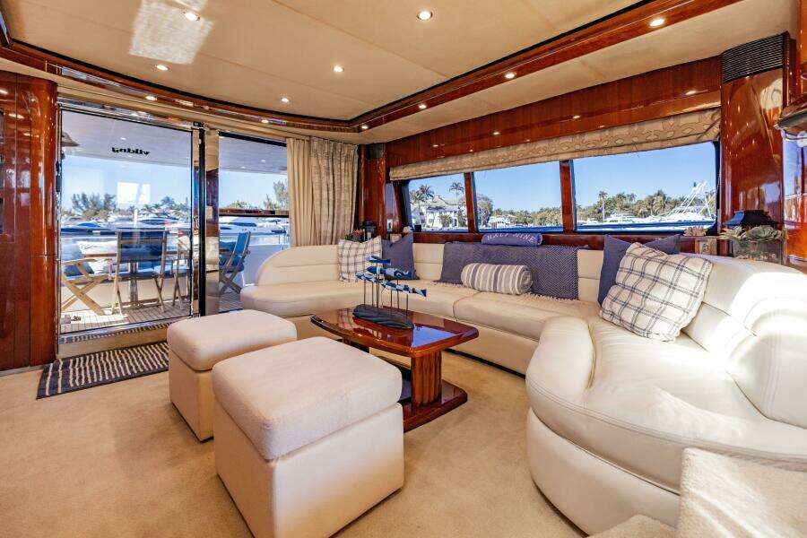 Half Mine 75ft Viking Princess Yacht For Sale