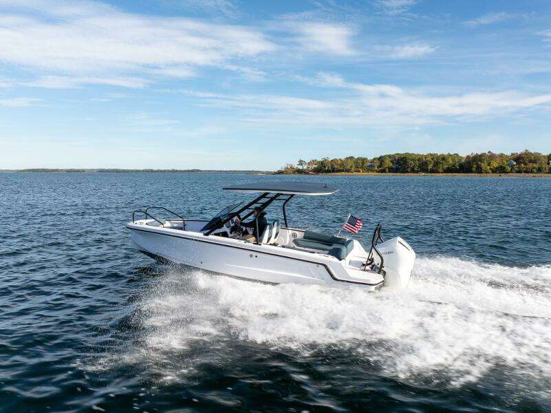 Axopar 22 T-Top Cruising Casco Bay, Maine