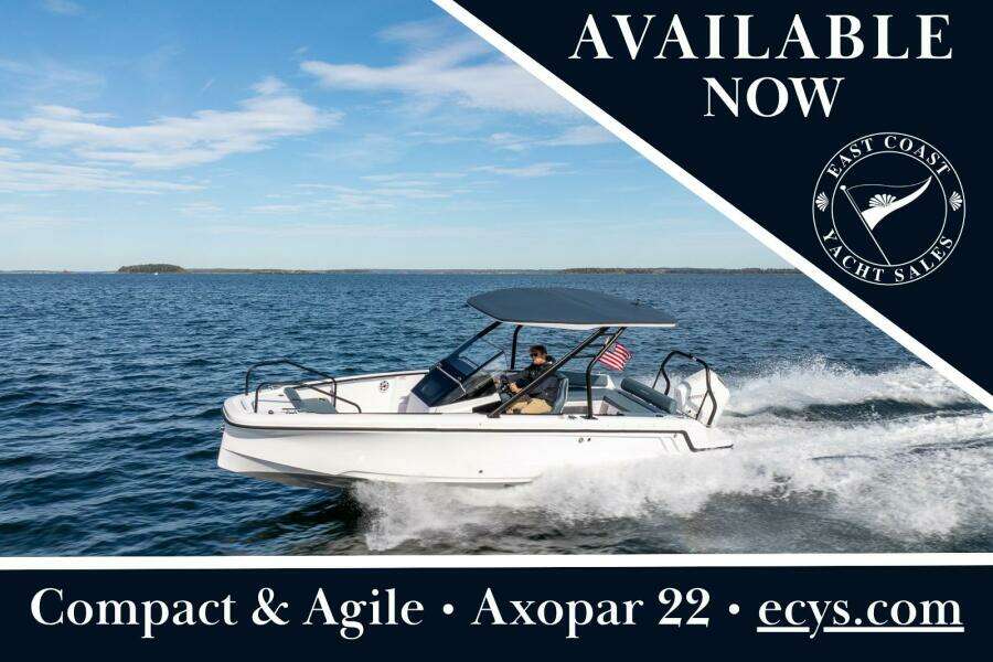 Axopar 22 T-Top Cruising in Casco Bay
