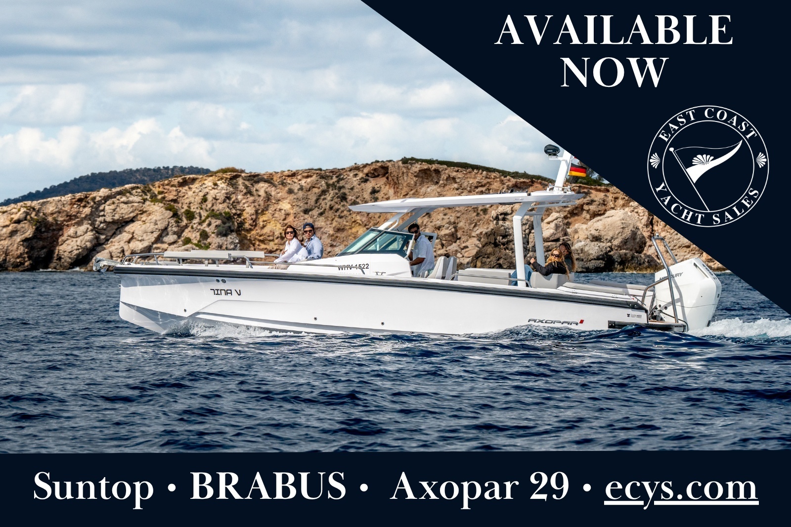 Axopar 29 Suntop Stock 51 29ft Axopar Yacht For Sale