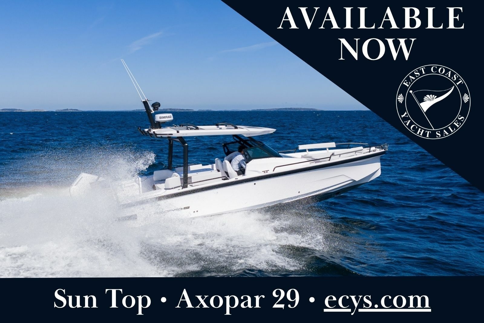 29' 2026 Axopar Suntop