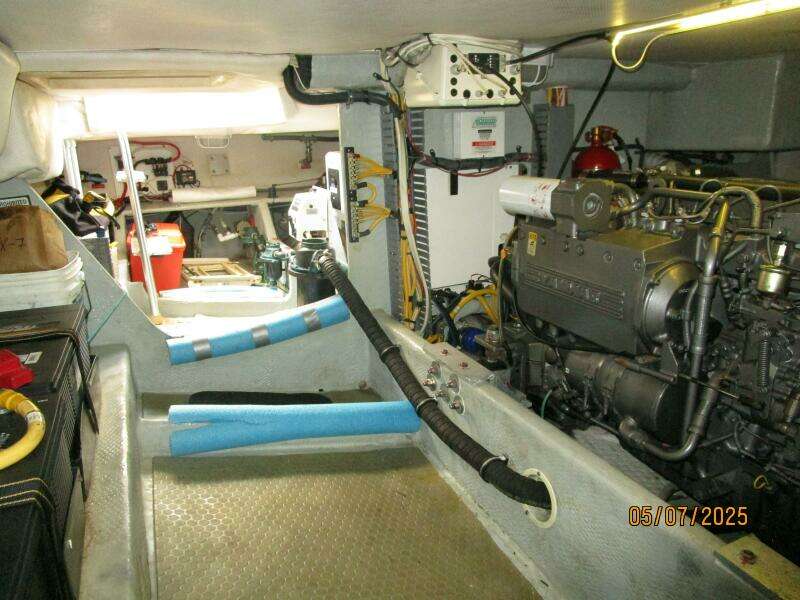 34' Mainship engine room starbaord aft