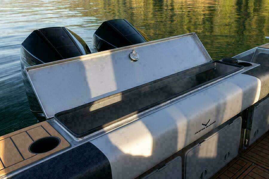 Ice cooler with option for live bait well