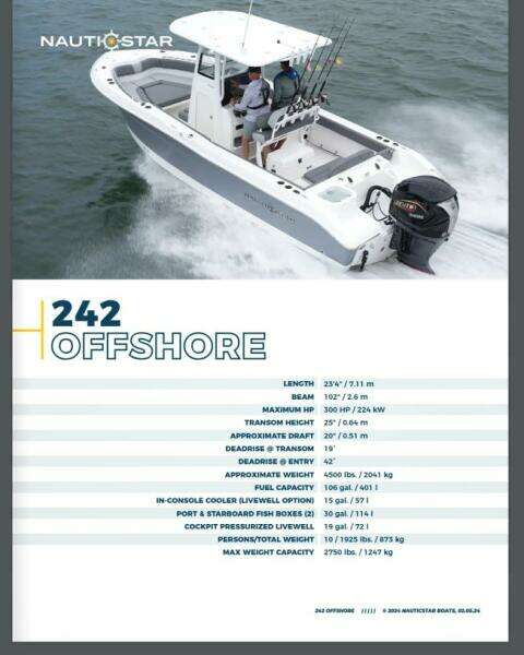24ft NauticStar Yacht For Sale