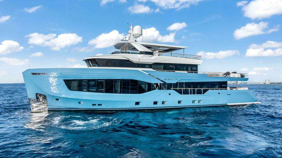 EVELYN P 121ft Numarine Yacht For Sale