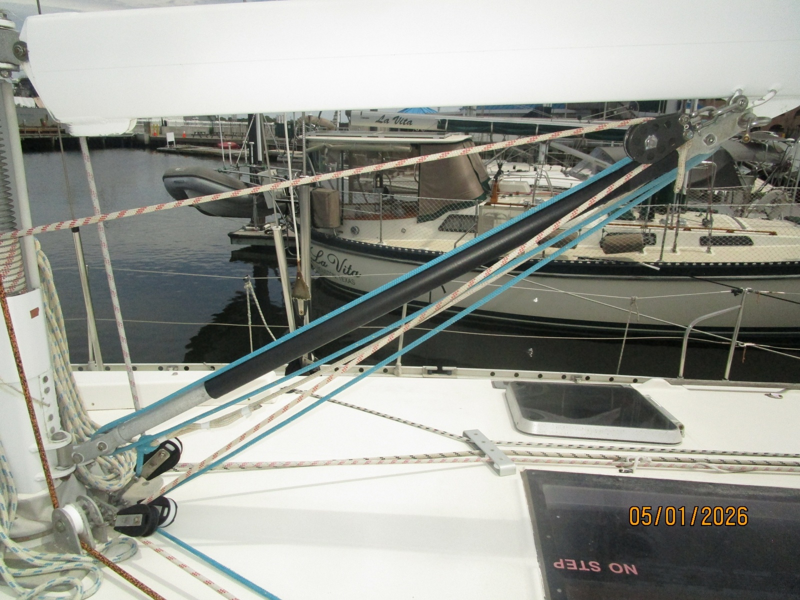 50' Beneteau boom vang1