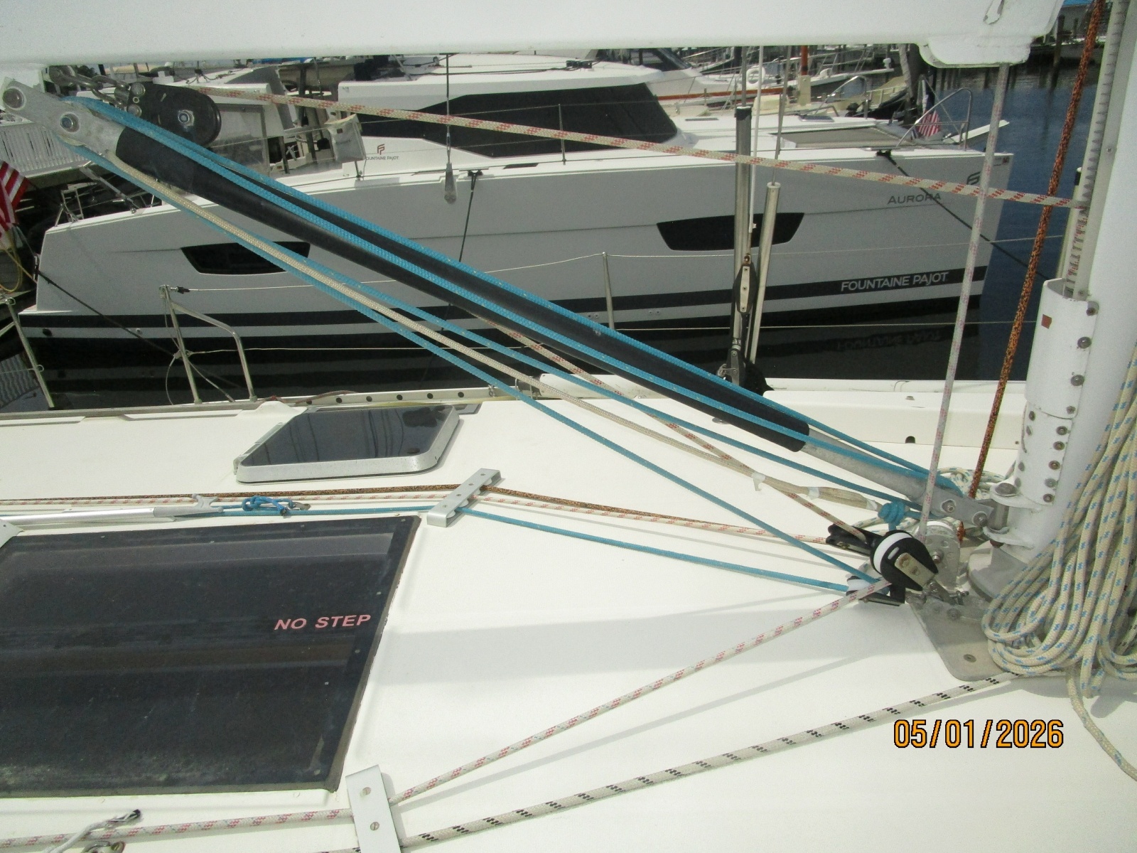 50' Beneteau boom vang2