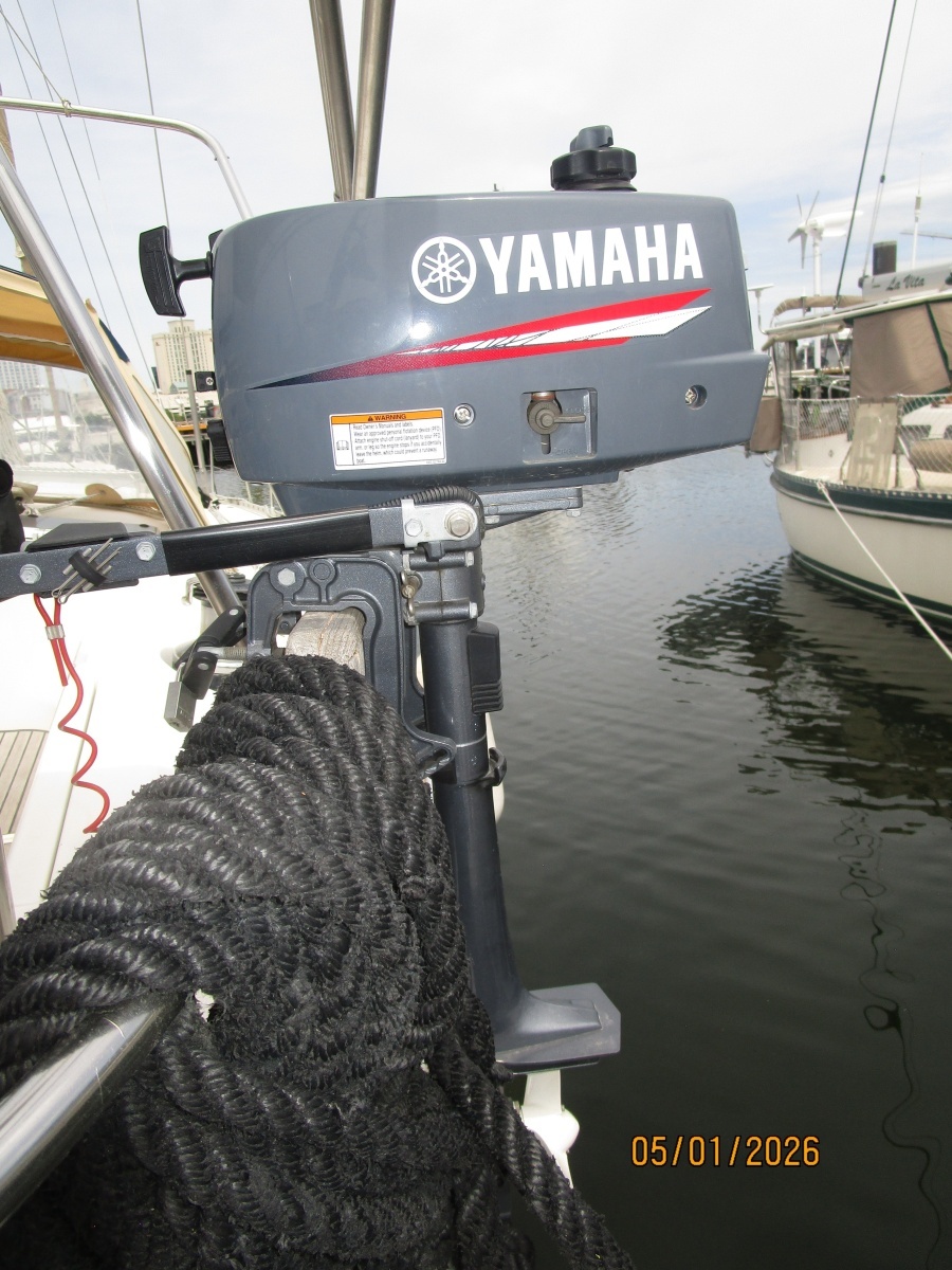 50' Beneteau tender outboard