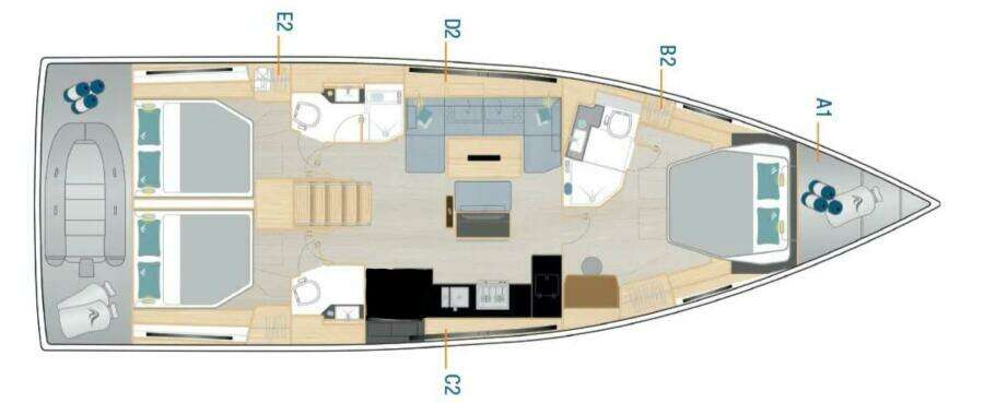 VaVaVoom 51ft Hanse Yacht For Sale