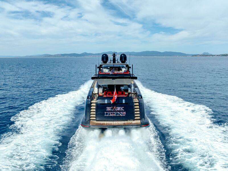 BLACK LEGEND 163ft Overmarine Yacht For Sale