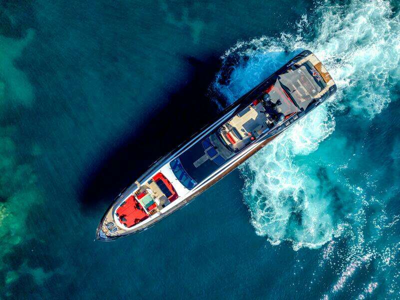 BLACK LEGEND 163ft Overmarine Yacht For Sale