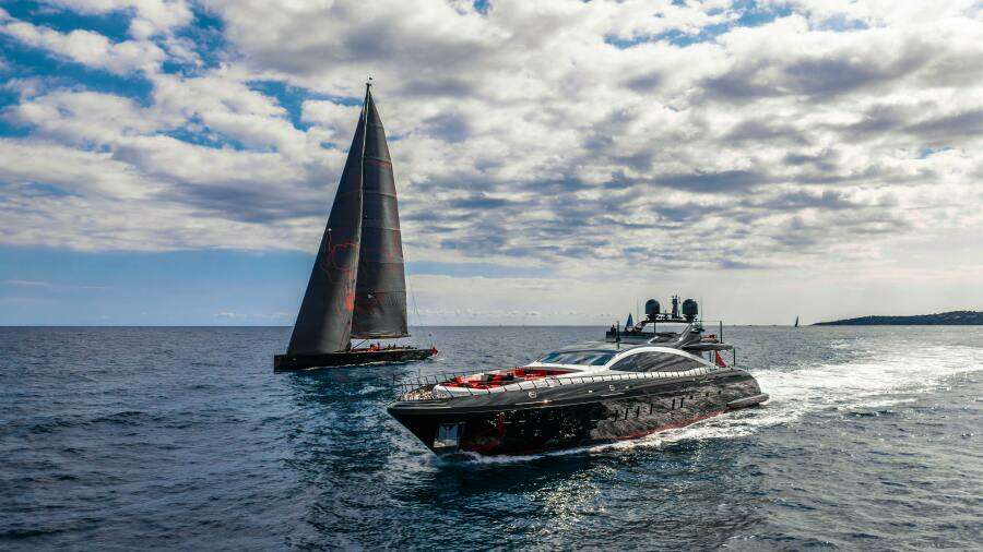 BLACK LEGEND 163ft Overmarine Yacht For Sale