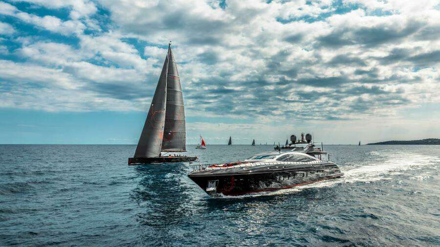 BLACK LEGEND 163ft Overmarine Yacht For Sale