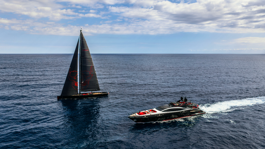 BLACK LEGEND 163ft Overmarine Yacht For Sale