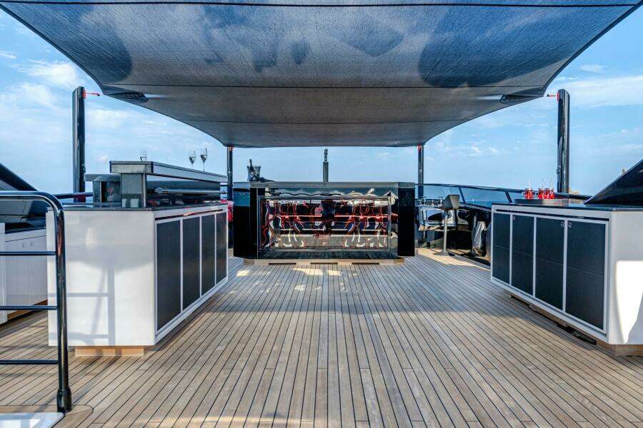 BLACK LEGEND 163ft Overmarine Yacht For Sale