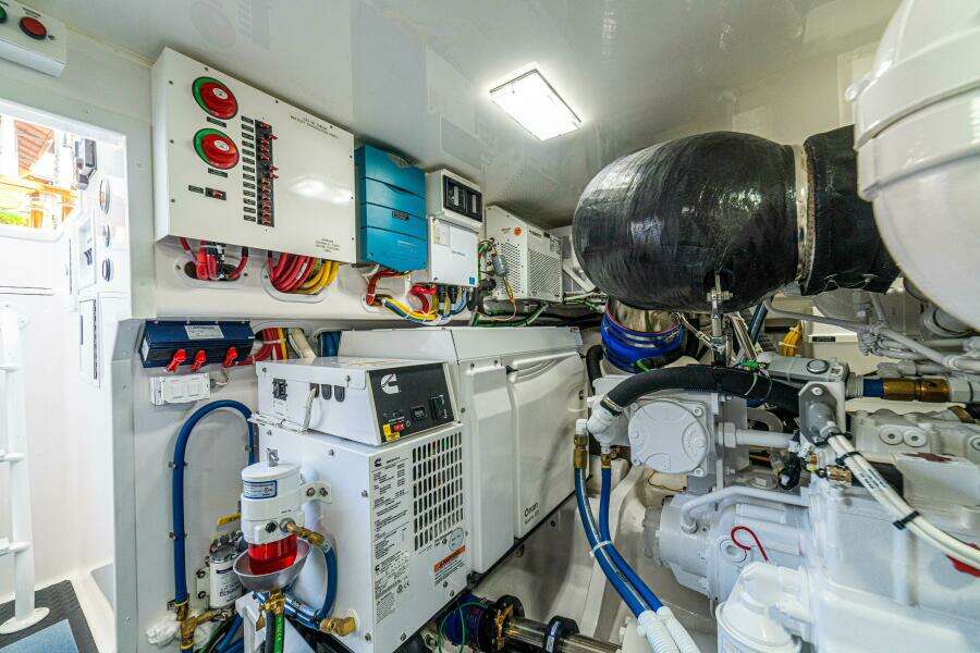 64 Viking Convertible Engine Room