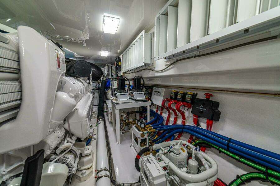 64 Viking Convertible Engine Room