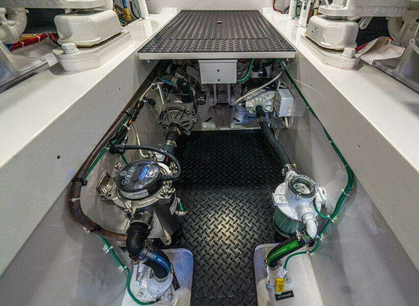 64 Viking Convertible Engine Room