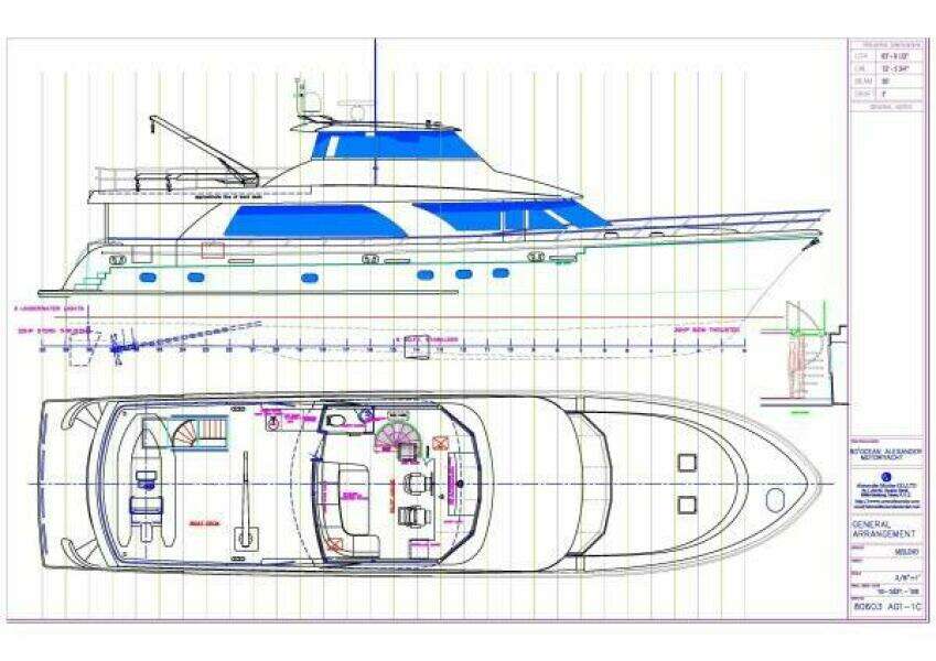 ESTANCIA 80ft Ocean Alexander Yacht For Sale