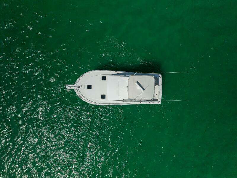 2002 Luhrs 40 Convertible- Trigger Happy- Birds Eye View 
