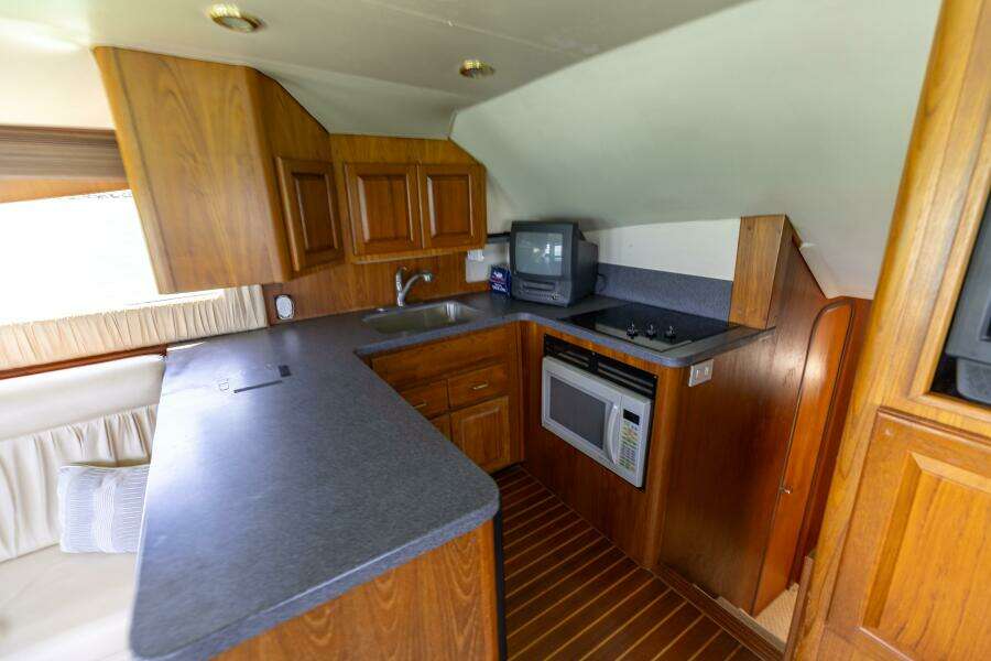 2002 Luhrs 40 Convertible- Trigger Happy- Galley 