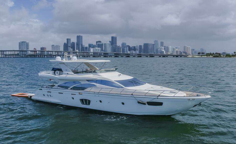 Thinks It s His Too 75ft Azimut Yacht For Sale