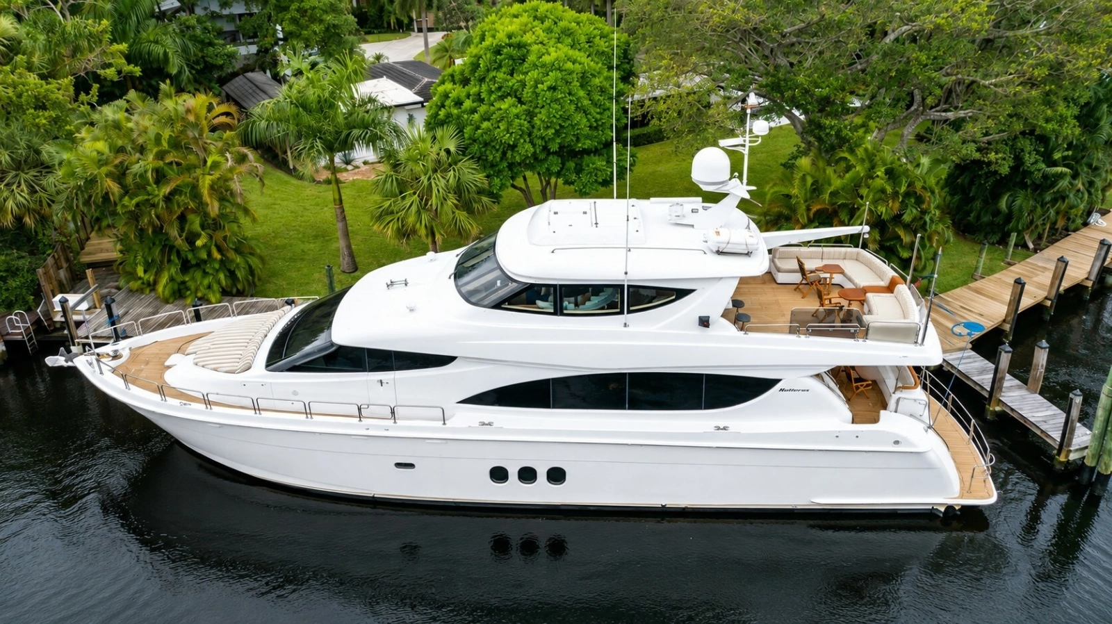 2007 Hatteras Enclosed Bridge MY