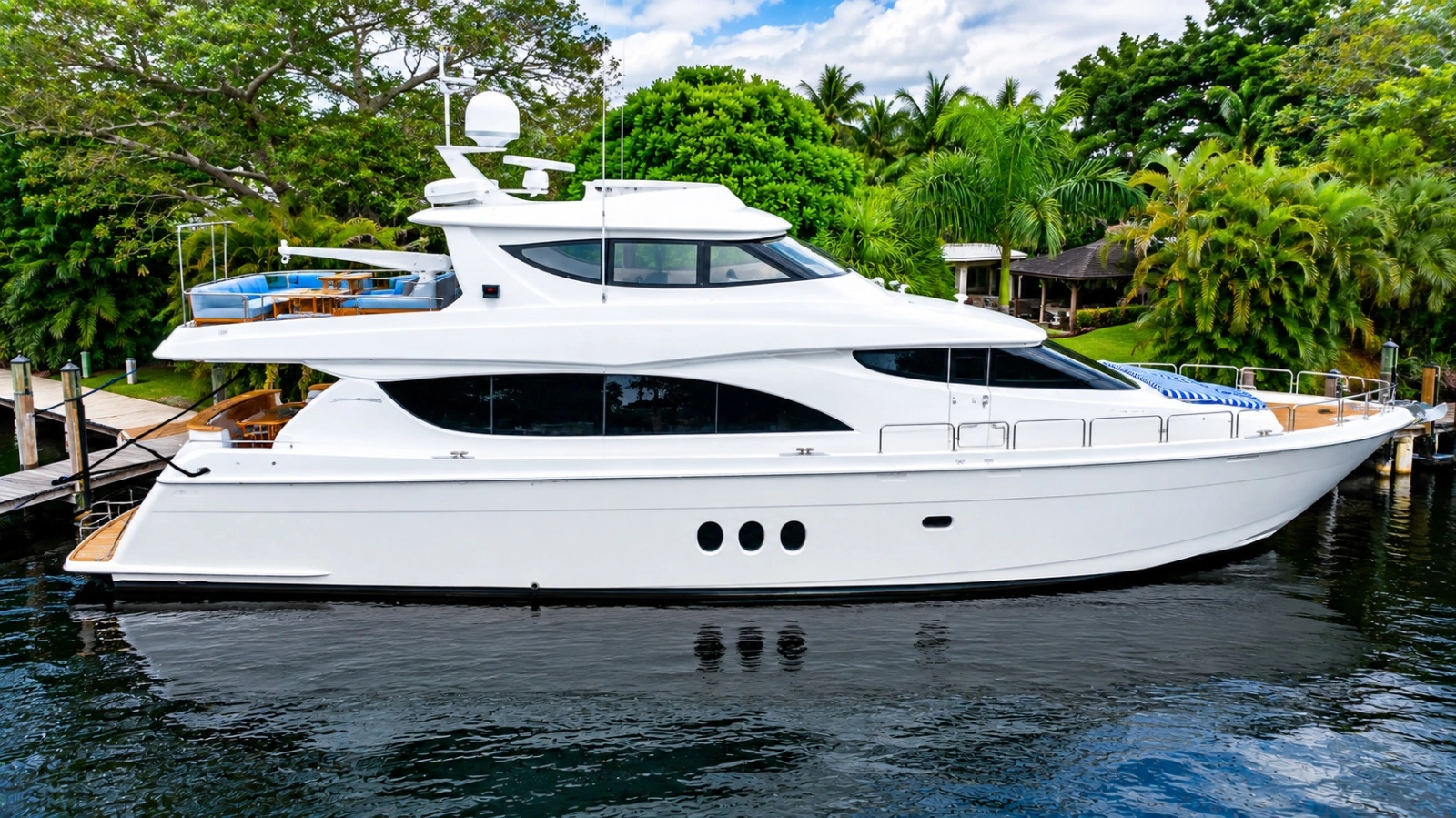 2007 Hatteras Enclosed Bridge MY