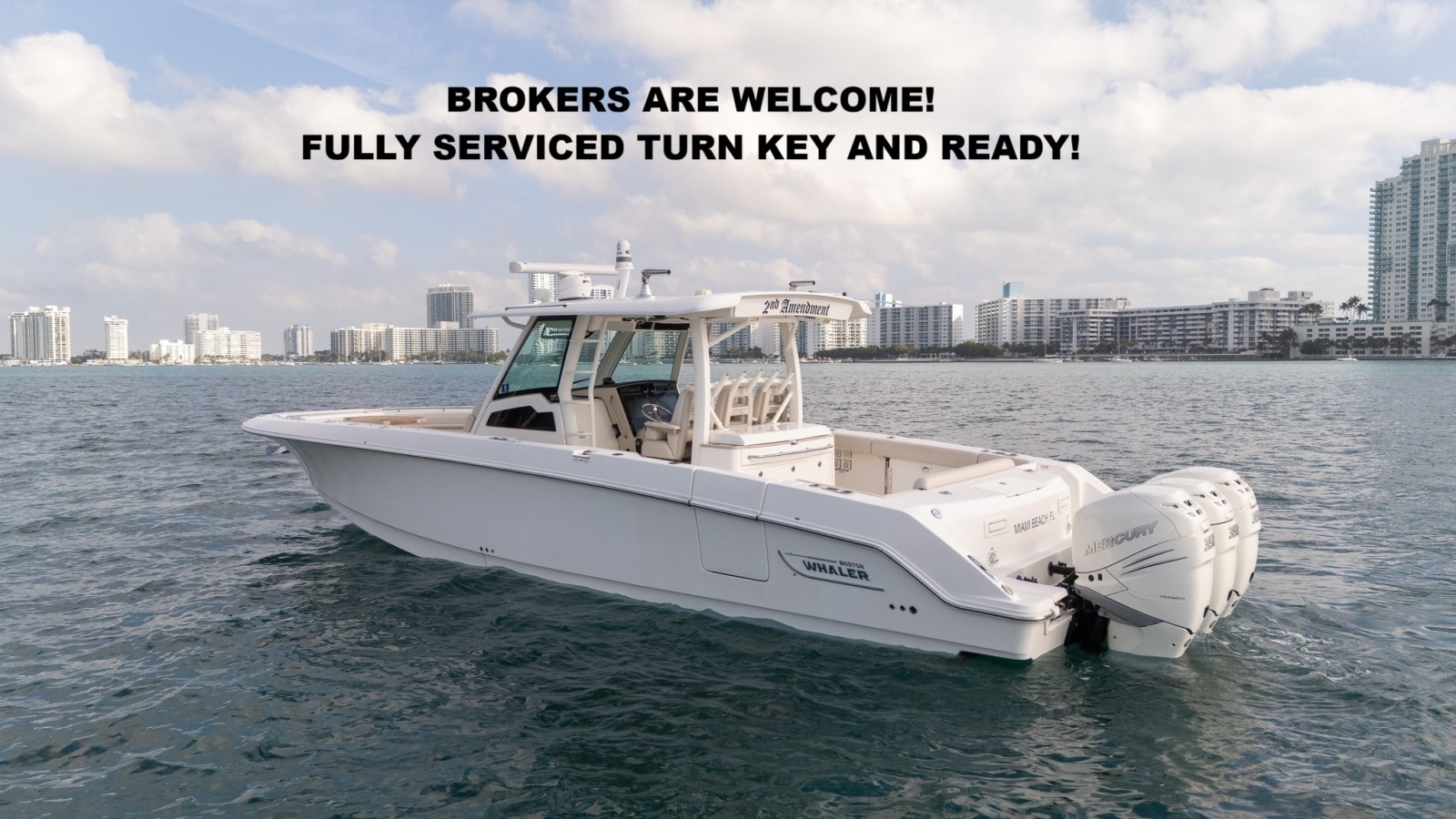 2nd Ammendment 38ft Boston Whaler Yacht For Sale