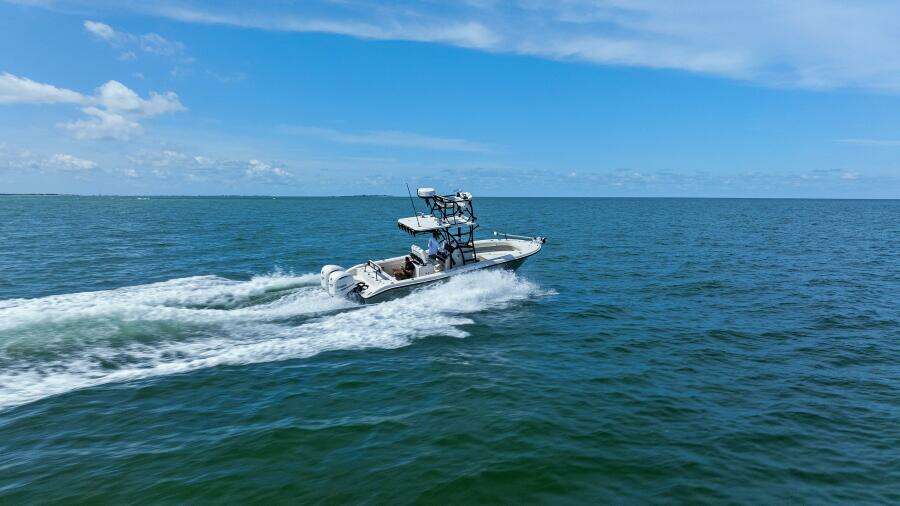 2017 Young Boats 27 - Profile Stern 3/4 Starboard