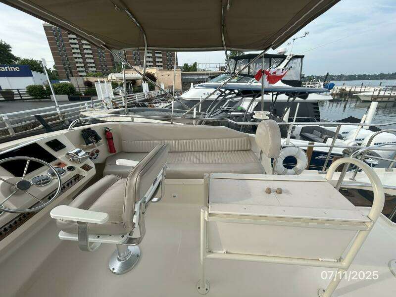 39' Mainship flybridge starboard