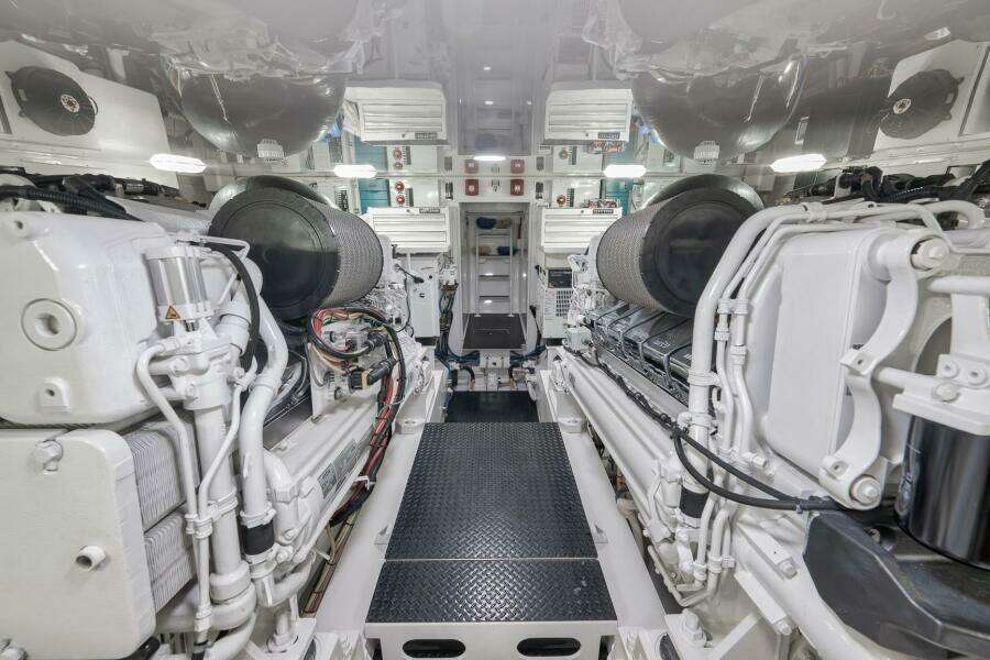 2019 Viking 68 Convertible- GYS TRADE- Engine Room