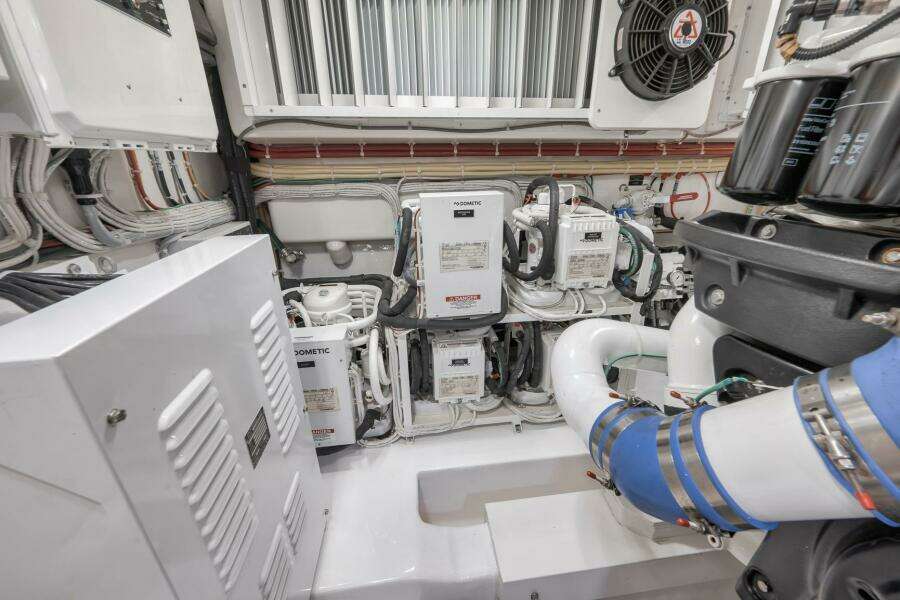 2019 Viking 68 Convertible- GYS TRADE- Engine Room