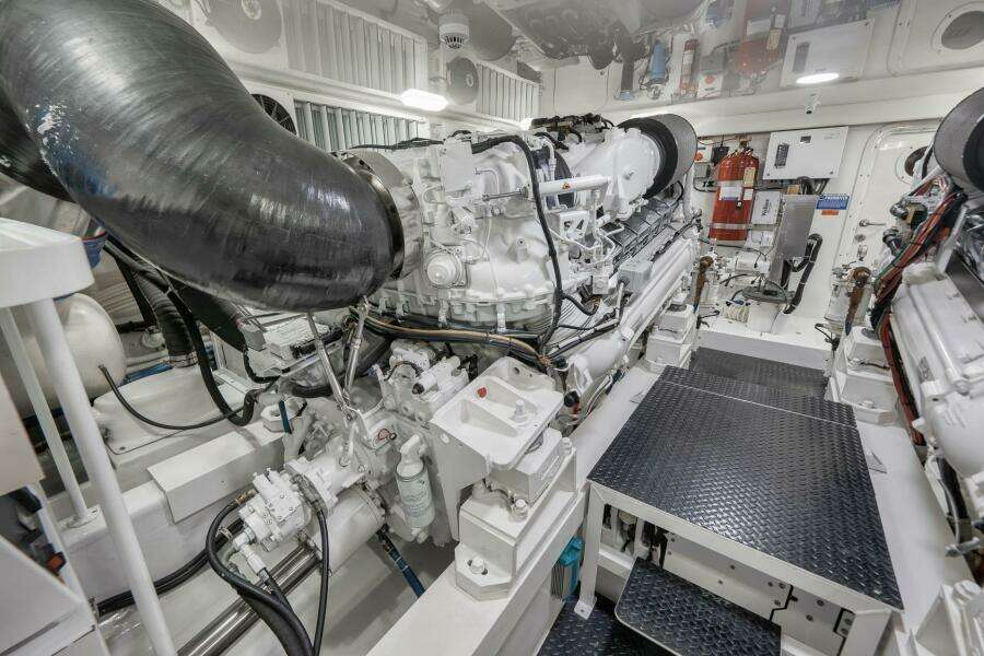 2019 Viking 68 Convertible- GYS TRADE- Engine Room