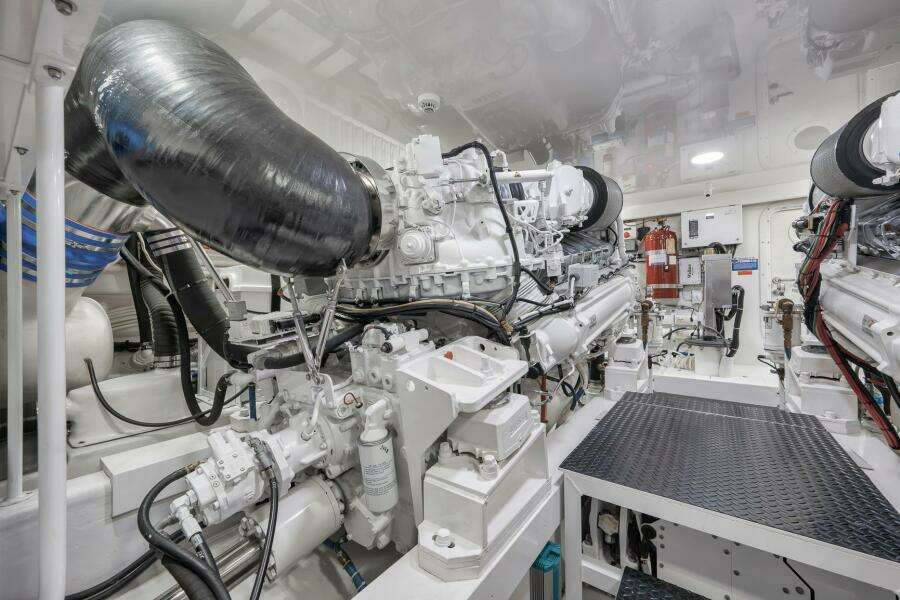 2019 Viking 68 Convertible- GYS TRADE- Engine Room