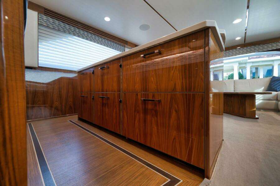 2019 Viking 68 Convertible- GYS TRADE- Galley