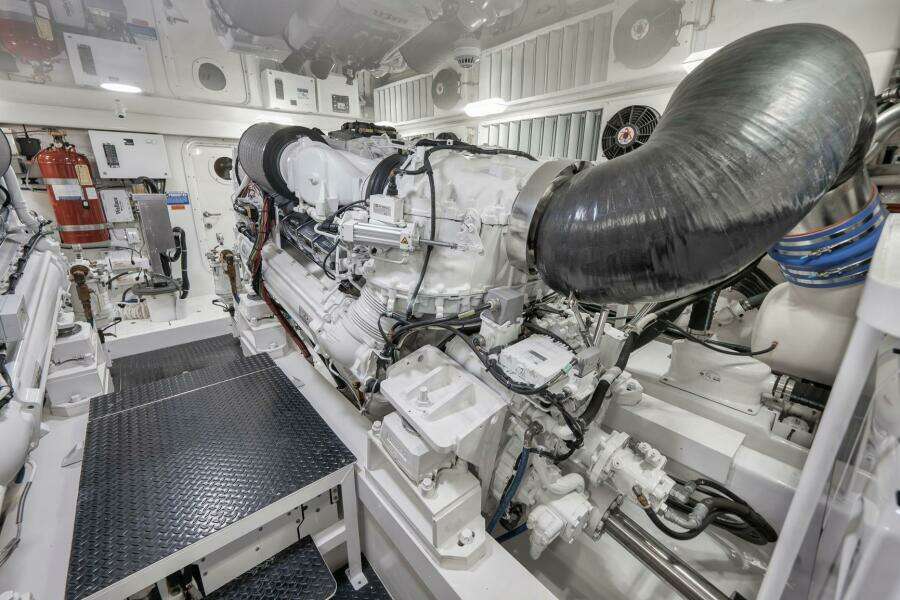 2019 Viking 68 Convertible- GYS TRADE- Engine Room