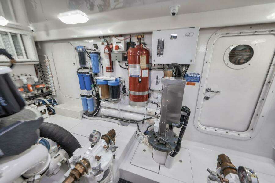 2019 Viking 68 Convertible- GYS TRADE- Engine Room