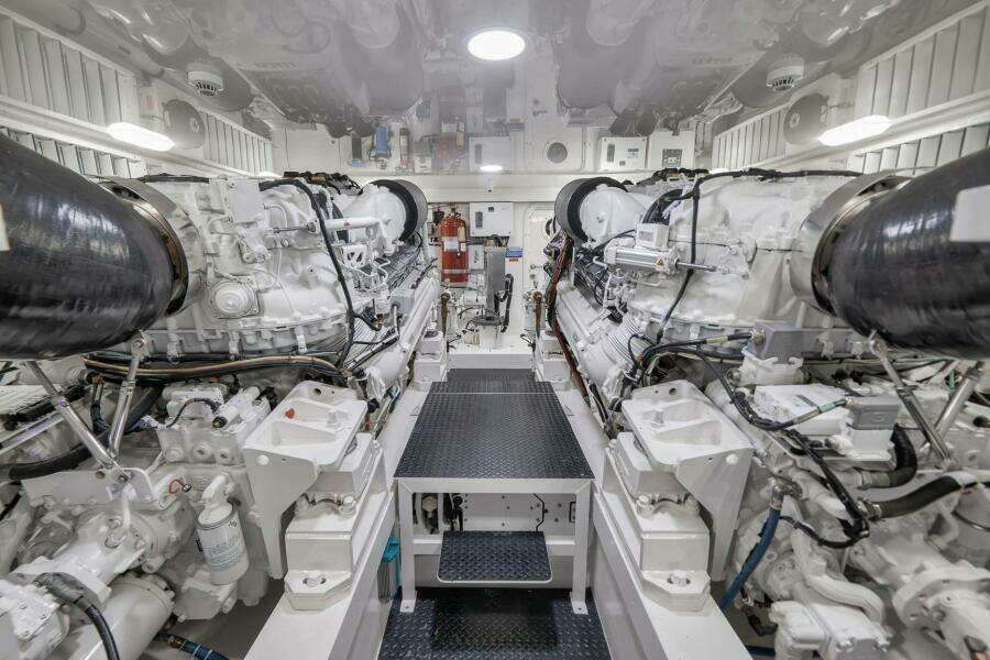 2019 Viking 68 Convertible- GYS TRADE- Engine Room