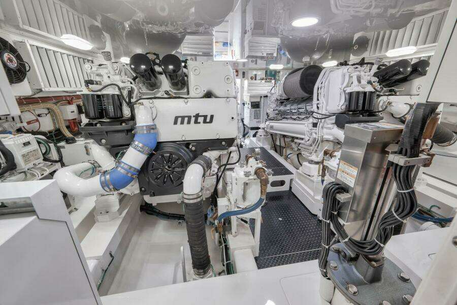 2019 Viking 68 Convertible- GYS TRADE- Engine Room